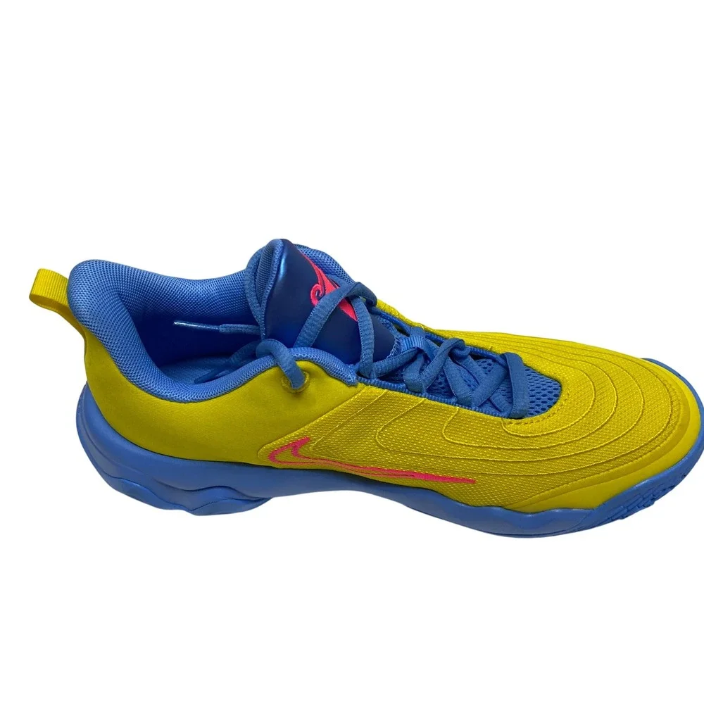 Nike Giannis Immortality 2 Yellow Blue Pink Shoes FZ6734-700 Kids 6Y NWOB